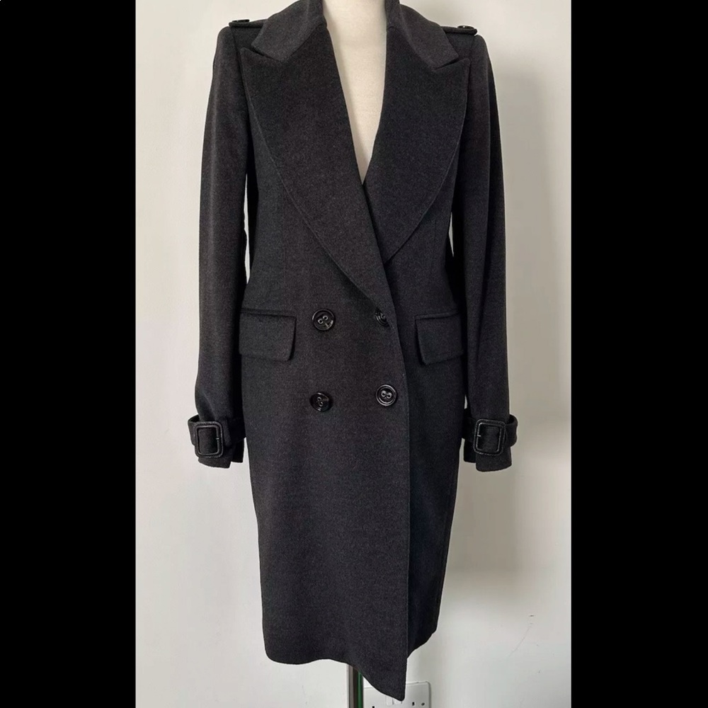 BEAUTIFUL, long, cashmere Burberry Prorsum overcoat. Charcoal grey. - Picture 4 of 6